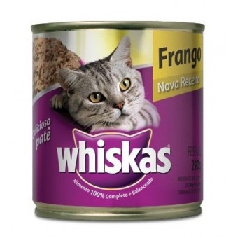 Whiskas Lata Pate Sabor Frango - 290 g